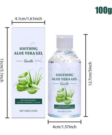  Palaufr Moisturizing gel 100g soothing and nourishing moisturizing cream body gel for women's skin care for travel in case of sunburn and skin irritations - Buy Online on GoSupps.com
