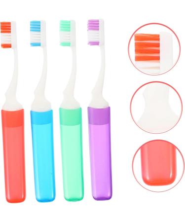 Minkissy Fine Travel Toothbrush Set - 16 Soft Folding Toothbrushes for Home Camping & Kids - Ideal Mouth Cleaning Solution for Pregnant Women & Outdoor Adventures - Buy Online on GoSupps.com
