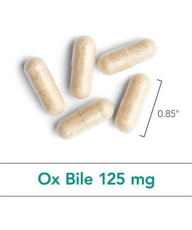 Nutricology Ox Bile 125 mg - 180 Vegicaps for Digestive Support - Buy Online on GoSupps.com