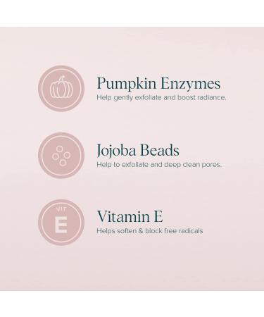 DRMTLGY Pumpkin Enzyme Face Mask with Jojoba Beads | Gentle Exfoliating Facial Mask for Dullness, Uneven Skin Tone, Fine Lines, and Wrinkles - Buy Online on GoSupps.com