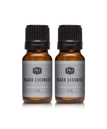 P&J Trading Fragrance | Black Licorice Oil 10ml 2pk - Candle Scents for Candle Making, Freshie Scent, Soap Making Supplies, Diffuser Oil Scents
