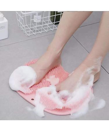 Slip-Proof Silicone Massage Pad & Foot Scrubber - Non-Slip Shower Massager with Suction Cups (Red) - International Shipping - Buy Online on GoSupps.com