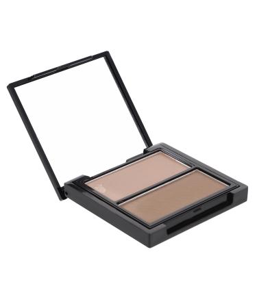 Poudre Ombrer Illuminatrice 2 Couleurs Palette Compacte Visage Contour Maquillage Professionnel Teint Naturel Usage Quotidien