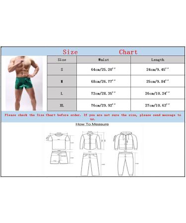 Duohropke Men's Metallic Shine Shorts | Leather Optics Glitter Swim Trunks | Stylish Beach & Gym Wear in Green - Buy Online on GoSupps.com