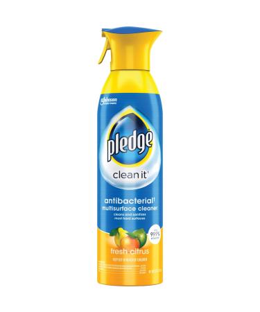 pledge Multi-surface Spray Antibacterial Wood Polish Citrus 9.7 Ounce (Pack of 6)