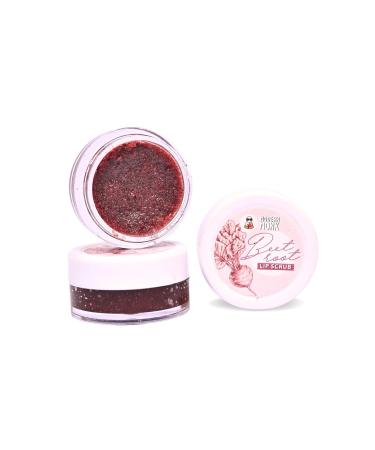 Beetroot Lip Scrub for Brightening Dark Lips | Nourishing Exfoliator for Chapped Lips | Unisex (10 gm - Buy Online on GoSupps.com