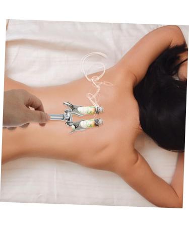 Beavorty Facial Tools Set - Portable Moxa-Klemme & T-Tool for Skin Care | Stainless Steel Burner 16x6.5cm - Buy Online on GoSupps.com