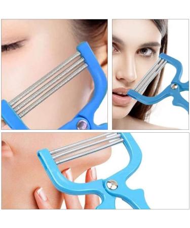 2 Pcs Handheld Spring Facial Hair Remover - Beauty Epilator Tool for Face Hair Removal - Buy Online on GoSupps.com