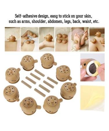 Smoke-Free Moxa Rolls & Stick Kit - 8 Self-Adhesive Moxibustion Box + 100 Moxa Sticks for Pain Relief | Ideal for Shoulders Stomach Legs Back - Buy Online on GoSupps.com