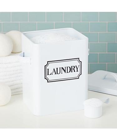 White Laundry Room Storage Box With Dustproof Lid Scent Booster, Making  Bracelets With Beads, Powder Container, Clothes Clips Case Organizer 230613  From Keng09, $19.32