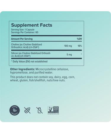 Biosil Collagen Booster Supplement - 60 Original Capsules - Patented ch-OSA Activator for Skin Hair Nails & Joints - Supports Natural Production - 30-Day Supply 60 Original Caps (Pack of 1) - Buy Online on GoSupps.com