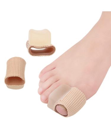 6 Pieces Gel Toe Spacer Separators  Bunion Corrector for Overlapping Toe  Silicone Toe Spacers with Soft Gel Lining for Hallux & Bunion Pain Relief (L Size)