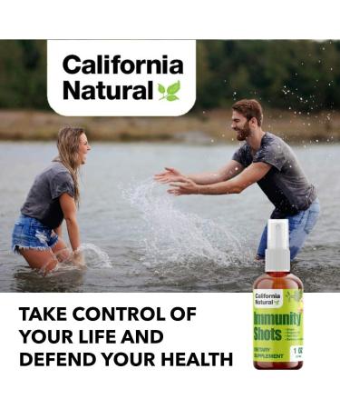 California Natural Immunity Spray - Opti-Zinc, Organic Ginger & Oregano Oil - Potent Immune Booster - 1oz - Buy Online on GoSupps.com