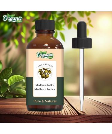  ORGANIC ZING Organic Zing Madhuca Indica Oil | Pure & Natural Essential Oil for Skincare Hair Care & Massage - 118ml/115ml - Buy Online on GoSupps.com