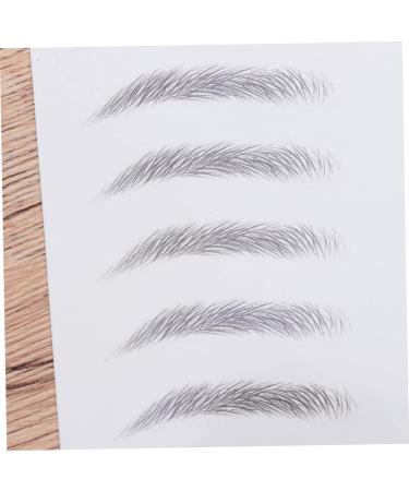Housoutil 2pcs 3d Eyebrow Stickers Realistic Eyebrow -like Imitation Eyebrow Template 6d Eyebrow Trimming - Buy Online on GoSupps.com