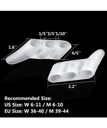 Sumifun Gel Toe Spreader: Silicone Protection for Overlapping & Crooked Toes | Pain Relief for Bunions & Small Toe Corrections - Buy Online on GoSupps.com