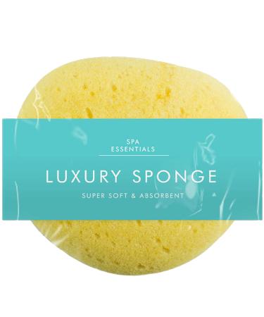 Extra Large Luxury Bath Sponge Soft Shower Bathing Gentle Exfoliating Body Scrub Perfect for Skin Care (1 Luxury Sponge)
