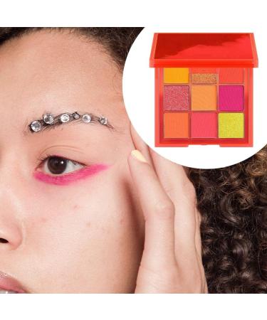Jojomis 9 Colors Eyeshadow Palette Soft Professional Highly Pigmented Blendable Bright Compact Matte Shimmer Metallic Eye Makeup for Women Ladies Cosmetics - Buy Online on GoSupps.com