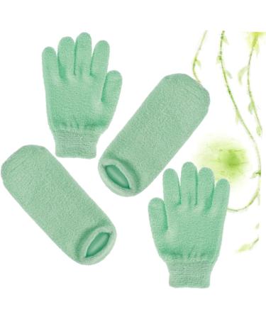 MAGICLULU 2 Pairs Gel Foot Gloves Hand Treatment Gloves Girls Sports Bras Hand Softening Gloves Glass Moisturizing Glove Socks Whiten Gloves Man Foot Patch Care - Buy Online on GoSupps.com