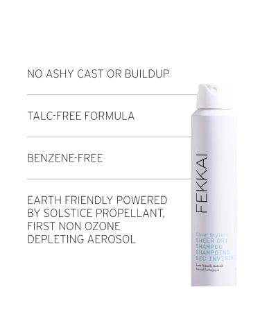 Fekkai Clean Stylers Sheer Dry Shampoo 7.7 oz - Vegan & Cruelty-Free Sulfate-Free Purifies Scalp & Absorbs Oil | Shop Internationally - Buy Online on GoSupps.com