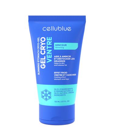 Gel Minceur Cryo Ventre Cellublue Effet froid intense Action cibl e pour un ventre plat r sultats Rapides Marque experte depuis 12 ans Senteur menthol e 150 ml (Lot de 1)