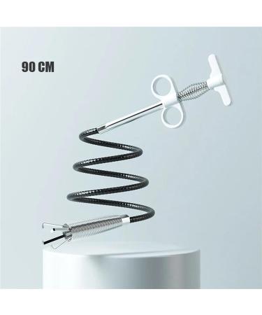 90cm Sewer Pipe Unblocker - Effective Bathroom Hair Drain Cleaning Tool | Spring Snake Dredging Tool for Kitchens & Sinks - Buy Online on GoSupps.com