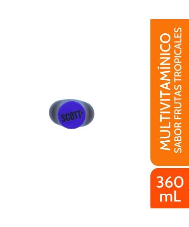 Scott's Emulsion Tropical Fruit 360ml (12 Fl Oz) - Pack of 1 - Buy Online on GoSupps.com