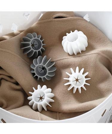 10Pcs Anti-Winding Washing Machine Ball Laundry Ball Laundry Dryer Balls Reusable Silicone Soft Washing Balls Alternative for Quick Washing Washing Machine (White) - Buy Online on GoSupps.com