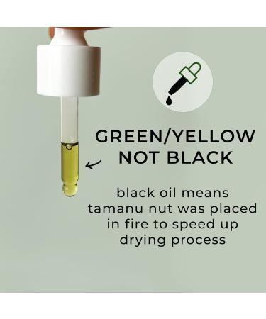 Organic Tamanu Oil - 100% Pure Cold Pressed Unrefined | Hydrating Skin & Haircare Soothes Irritation Reduces Scars & Acne - Perfect for All Skin Types - Buy Online on GoSupps.com