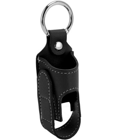 Asthma Inhaler Holder Storage PU Leather Portable Asthma Inhaler Carry Holder Outdoor Protection (Black) - Buy Online on GoSupps.com