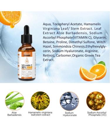 Anti Aging Vitamin C Serum Hyaluronic Acid Serum Set - with Hyaluronic Acid Skin Care Set Boost Skin Collagen Hydrate & Plump Skin Anti Aging & Wrinkle Facial Serum 1 Fl Oz (Pack of 1) - Buy Online on GoSupps.com
