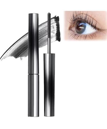 Lashtitan Iron Wand Mascara 3D Curling Eyelash Iron Mascara Metal Wand Mascara Lengthening And Volumizing Mascara Long-Lasting Waterproof And No Smudge Mascara(Black)
