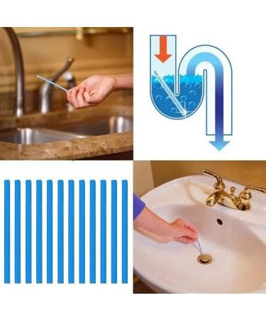 Drain Sticks Pipe Unblocker Keeps Water Flowing Freely Drain Openers Sink Stick Pipe Cleaning Stick Plug Hole Sticks Pipe Unblocker Odor Cleaning Tool Ideal for Kitchen Sink & Bathroom (Pack of 12) - Buy Online on GoSupps.com