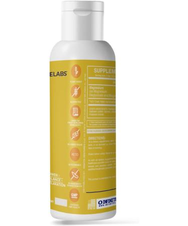 Infinite Labs Liposomal Magnesium+ Liquid Supplement | Brain Power & Sleep Aid | 6 Fl. Oz - Buy Online on GoSupps.com