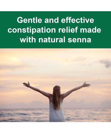 80x Senna Pod Tablets | Herbal Laxative Natural Constipation Relief for Adults Over 18 Bundle with Chronic Constipation Guide by Eluto - Buy Online on GoSupps.com