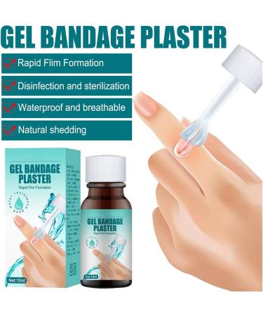 10ML Waterproof Liquid Bandage | Quick-Dry Gel Plaster | Transparent Wound Care Aid for Cuts & Scrapes - Buy Online on GoSupps.com