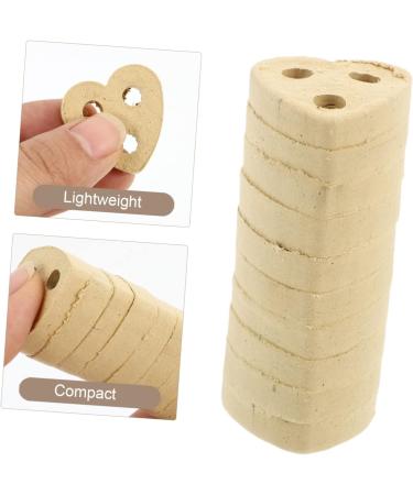 Fomiyes 10-Pack Moxibustion Cake Tools - Perfect Gifts for Friends & Women | Mini Khaki 3x2.8cm | International Shipping Available - Buy Online on GoSupps.com