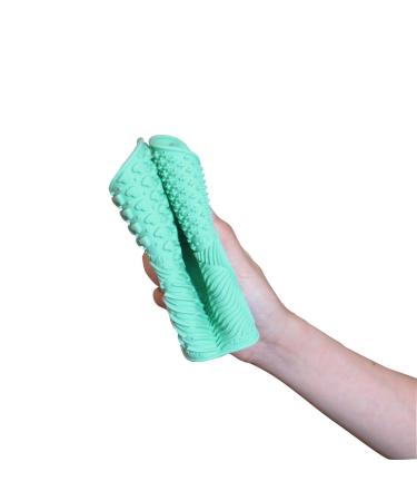 Silicone Makeup Brush Organizer & Cleaning Mat - Wall-Mountable Mint Green Brush Holder for Easy Air Drying - Buy Online on GoSupps.com
