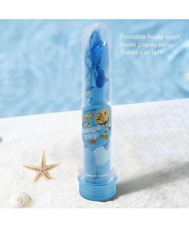 Runioney 1 X Flower Bubble Paper Portable Body Wash Bath Confetti Slice - Random Color - Buy Online on GoSupps.com