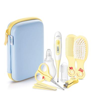 Philips Avent All Baby Care Essentials Set including Digital Thermometer Nasal Aspirator Nail and Hair Care SCH400/00