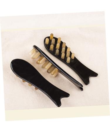 Buy TOVINANNA Natural Horn Massage Comb | Scalp Smoothing & Hair Care | International Shipping Available - Buy Online on GoSupps.com
