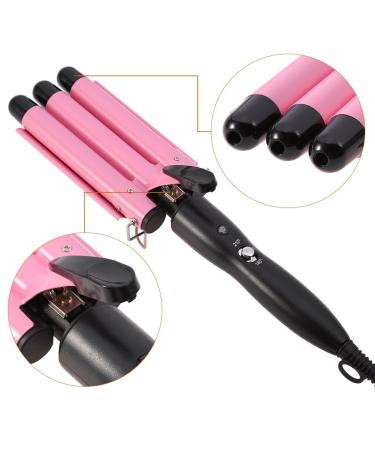 Buy ZJchao 32mm Hair Waver & Curling Wand - Fashionable Triple Pipe Hair Curler for DIY Beach Waves & Stylish Curls - Buy Online on GoSupps.com