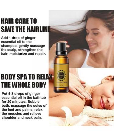 Belly Drainage Ginger Oil - Herbal Slimming & Fat Burning Massage Oil for Weight Loss | 10 PCs - Buy Online on GoSupps.com