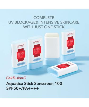 Cell Fusion C Aquatica Stick Sunscreen 100 SPF50+/PA++++ - Ultimate Protection for Your Skin - Buy Online on GoSupps.com