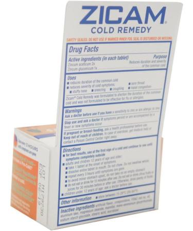 Zicam Cold Remedy RapidMelts Cherry - 25 Quick Dissolve Tablets for Fast Relief - Buy Online on GoSupps.com