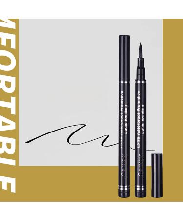 Sweatproof Saluaqui Mascara and Eyeliner Set: Long Lasting Waterproof 10ml Lash Mascara & Eyeliner Pen for Eye Makeup - Buy Online on GoSupps.com