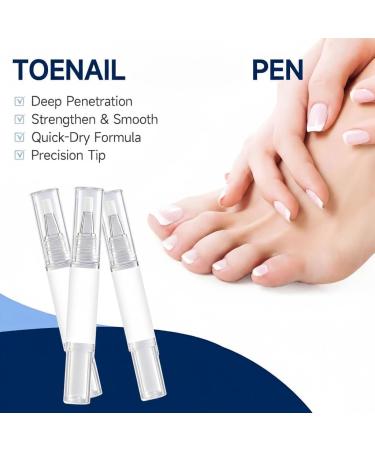 Lot de 3 stylos de soin des ongles pour ongles des doigts et des orteils - Stylos huile revitalisante pour ongles et cuticules pour le soin quotidien des ongles | S rum fortifiant les ongles - Buy Online on GoSupps.com