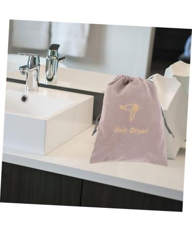 SKISUNO 2pcs Velvet Bag Drawstring Bag Hair Blow Dryer Bag Portable Hair Dryer Bag Drawstring Hair Dryer Bags Blow Dryer Retractable Cord Hair Dryer Bag Drawstring Hair Dryer Bag for Head - Buy Online on GoSupps.com