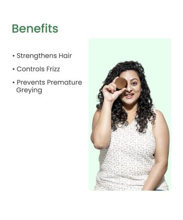 Shikakai Shampoo Bar for Hairfall - Natural Ingredients Sulphate & Paraben Free 80 gm in Tin | For Men & Women - Buy Online on GoSupps.com