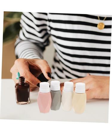  HONMEET 4 x Nail Polish Remover Bottles with Locking System for Liquid Remover Dispensing - Buy Online on GoSupps.com